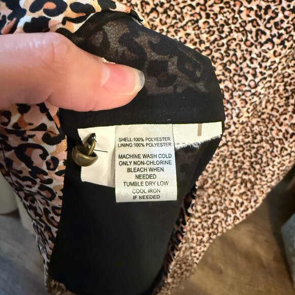 LOFT Animal Print Dress - Picture 5 of 5